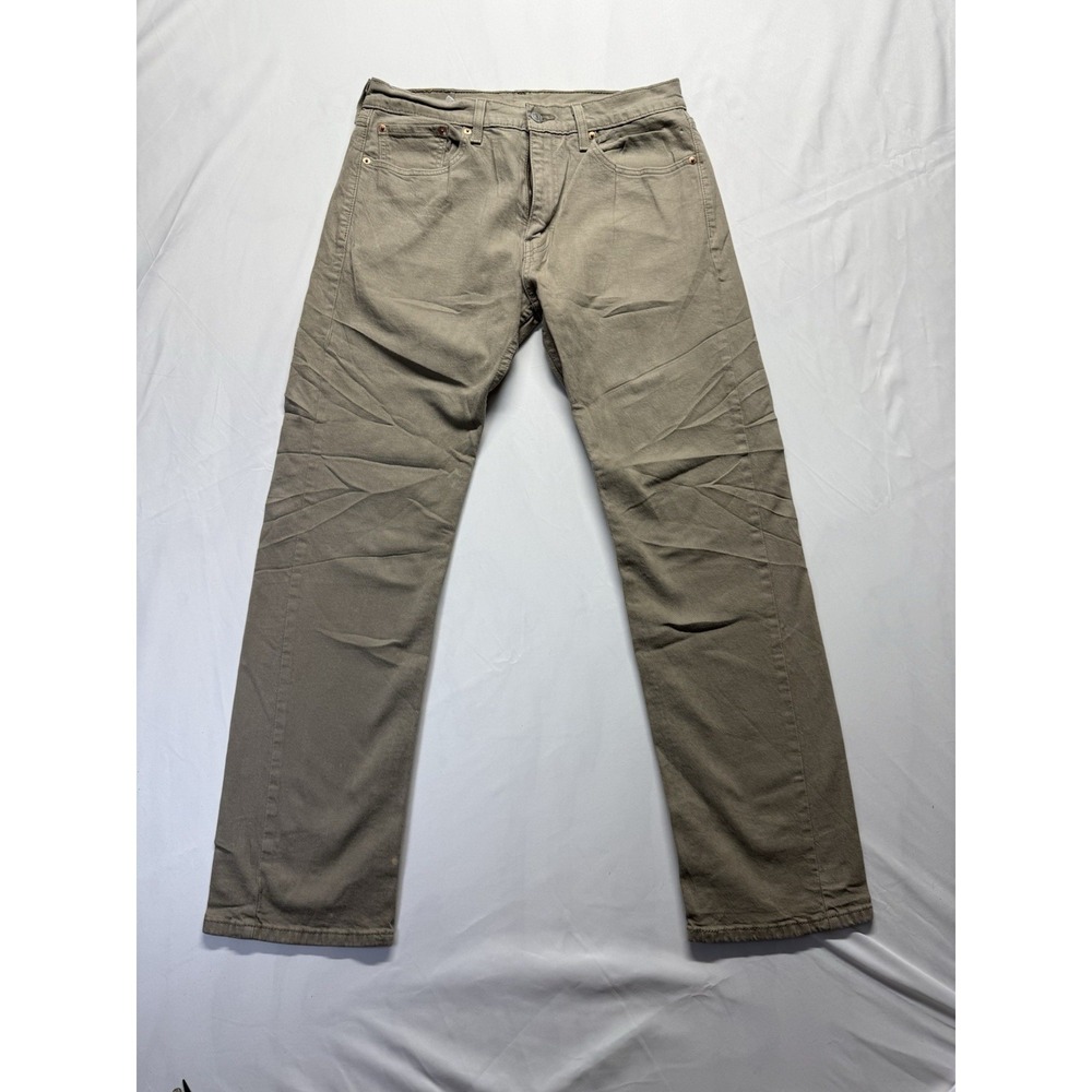 Levi's 505 tan denim Regular Fit Men's 32xL32 Pants Jeans Cotton Casual